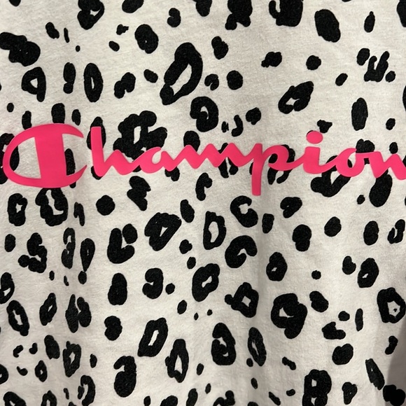 Champion Girls Cheetah Tshirt w/Neon Pink - Picture 3 of 5